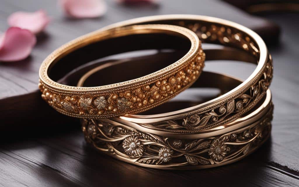 rose gold antique bracelets